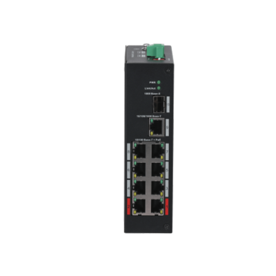 Dahue poe switch PFS3010 8ET 96 8 Port Fast Ethernet PoE Switch 10/100/1000  Mbps support Hi Poe original DH PFS3010 8ET 96-CCTV Accessories- -  AliExpress